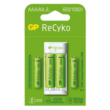 PROMO CARGADOR RECYKO E211 2AA 1000MAH Y 2AAA 650MAH