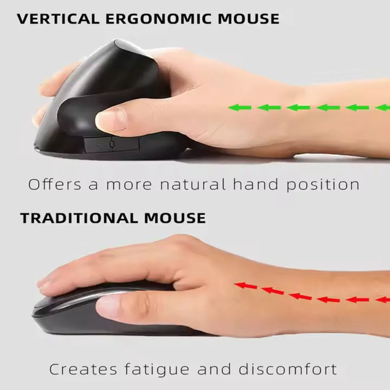 Mouse Ergonomico Para Computador Jertech JR321