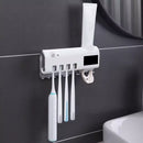 Soporte Esterilizador Cepillos Dispensador Crema Dental JX-5589