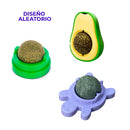 Juguete Para Gatos Anti Estrés Bola Giratoria Hierba Gatera Catnip AHY03