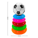 Juguete Para Bebés Apilable Pirámide De Aros Y Balón 716