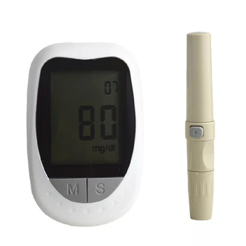 Kit Glucómetro para la Diabetes + 50 tiras de prueba + 50 Agujas KH-100