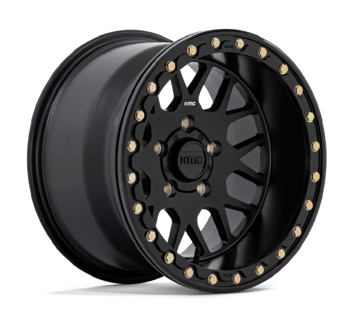 KMC KS235 BEADLOCK 14X7 4X137 ET+10 BOCIN 112.1 S-BLK JW14022