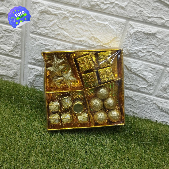 Set De Figuras Decorativas Para Tu Árbol de Navidad JHZJ21-224