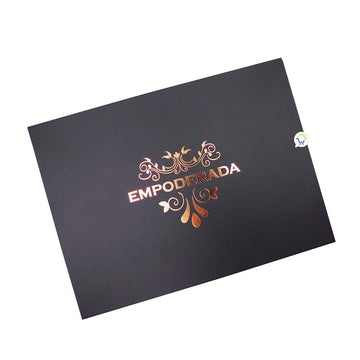 Kit Lujoso Para Dama Regalo Caja Cuaderno Collar Vela KEMD01