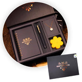 Kit Lujoso Para Dama Regalo Caja Cuaderno Collar Vela KEMD01
