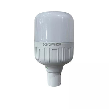 Bombillo Recargable Con Panel Solar L20