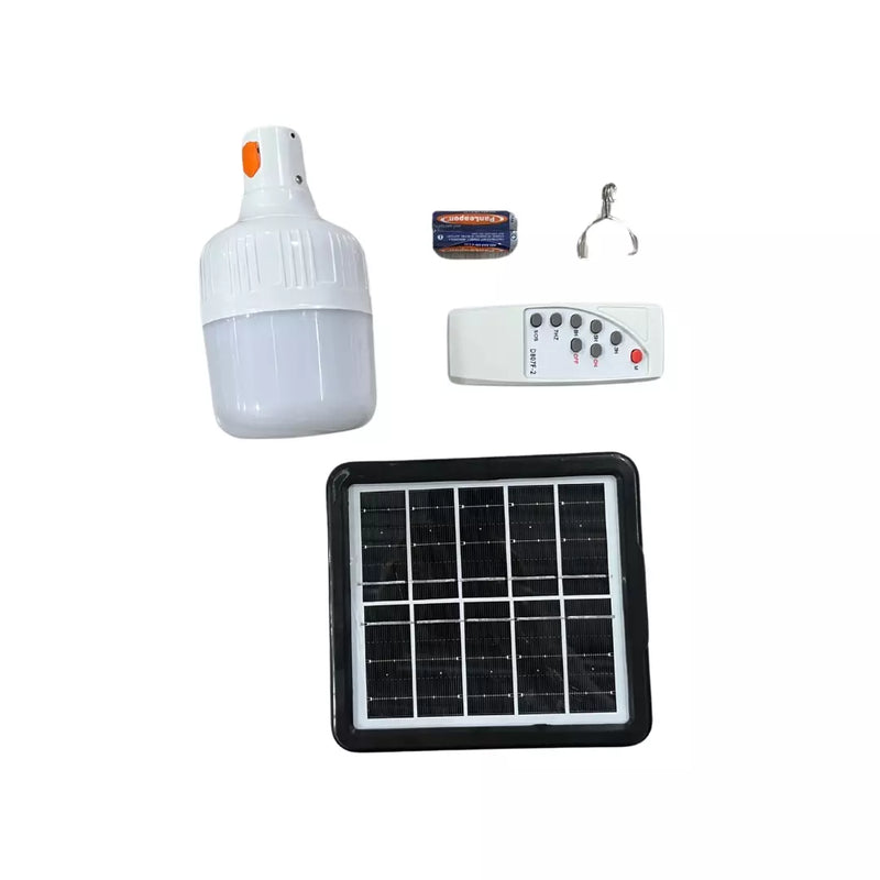 Bombillo Recargable Con Panel Solar L20