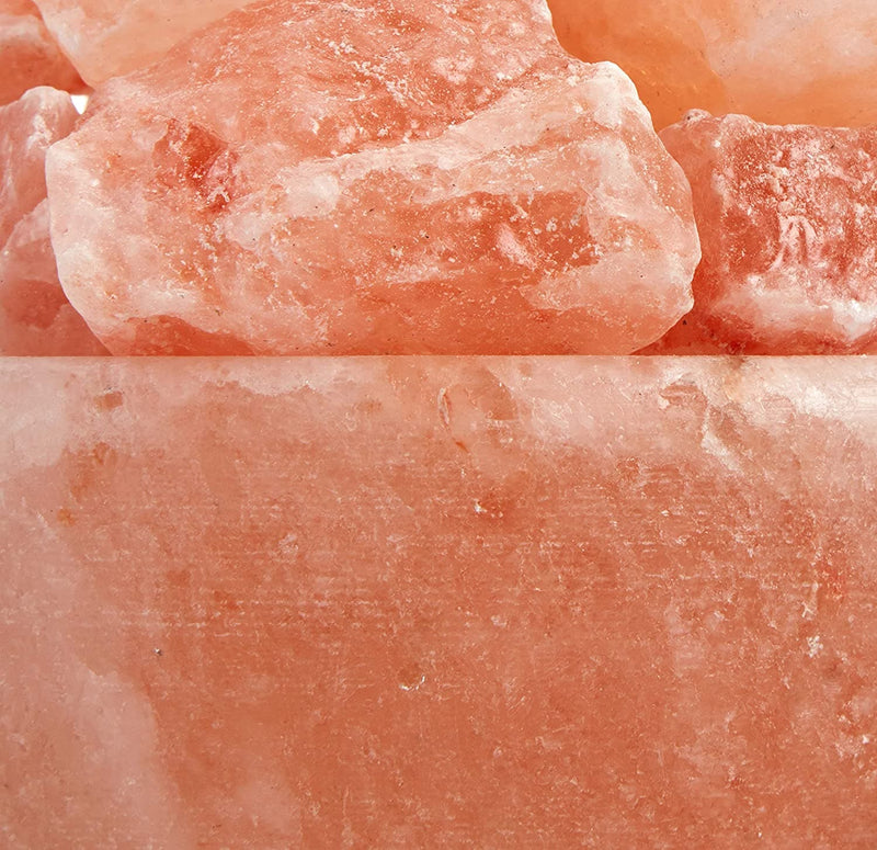 Lámpara De Sal Del Himalaya En Cuenco