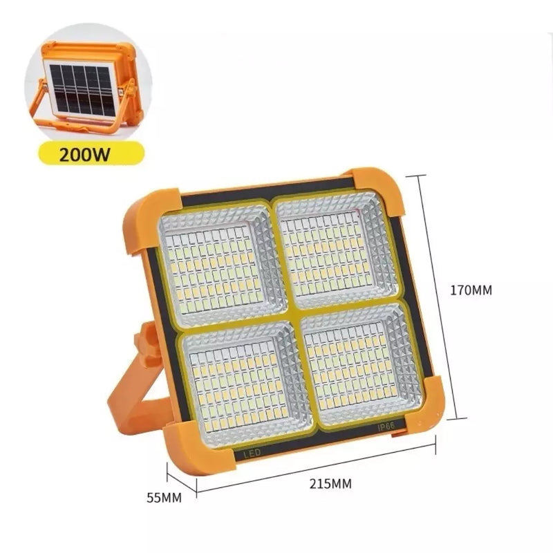 Luz Led Con Panel Solar JC-4