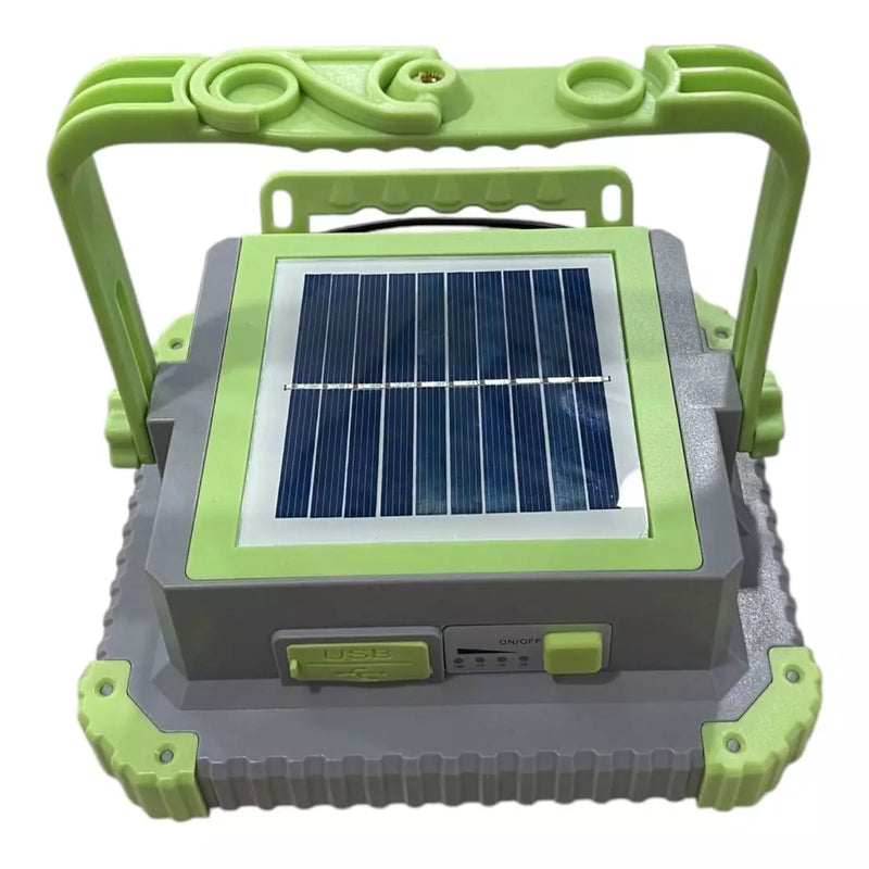 Luz Led Recargable Con Panel Solar JLP-2193
