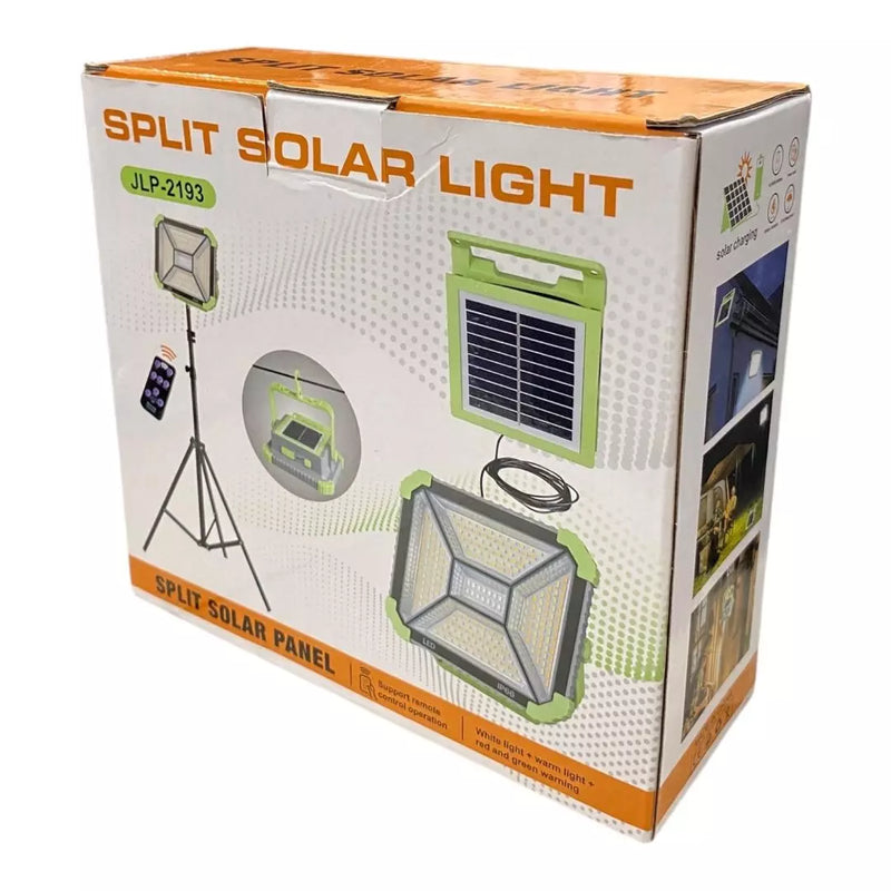 Luz Led Recargable Con Panel Solar JLP-2193
