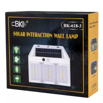 Lampara Solar Para Exterior Con Luz Calida BK-618-3