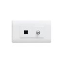 LINEA BK PLUS BLANCA INCRUSTAR TOMA TELEFONO TV 118K-78 HT20684