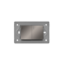 LINEA LUXOR GRIS SWICHE DOBLE INTERCAMBIABLE SIN TAPA DUKE ENERGY