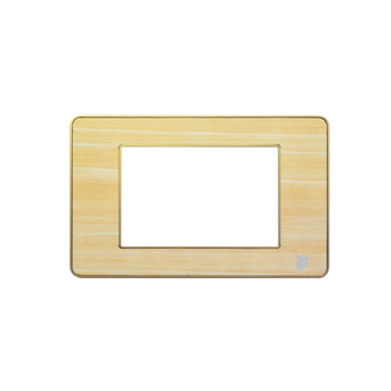 LINEA LUXOR TAPA MADERA CLARO CUADRADA BORDE DORADO DUKE ENERGY