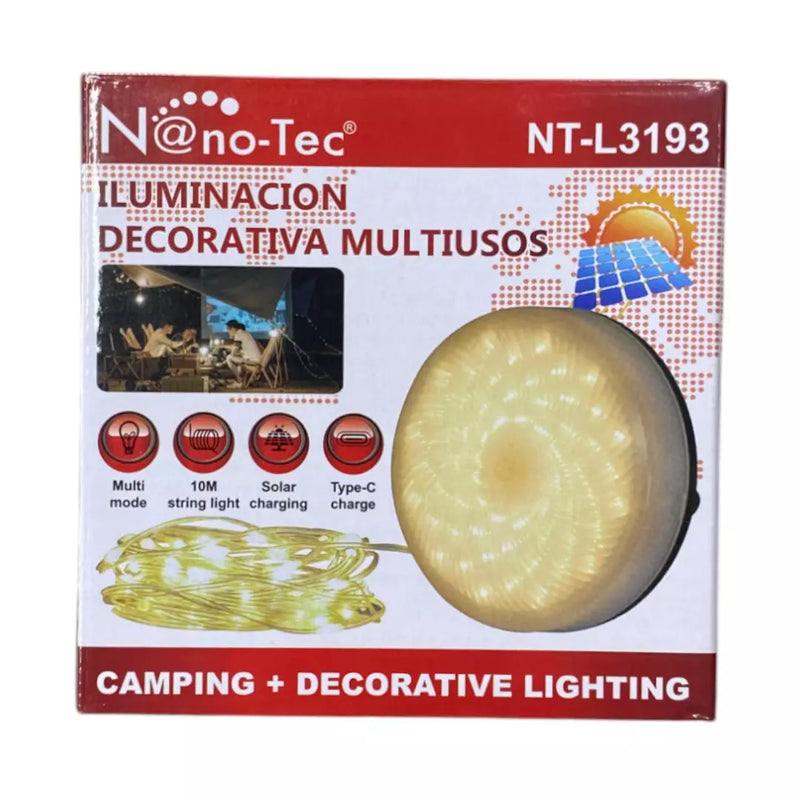 Lampara Decorativa Para Camping Nano-Tec NT-L3193