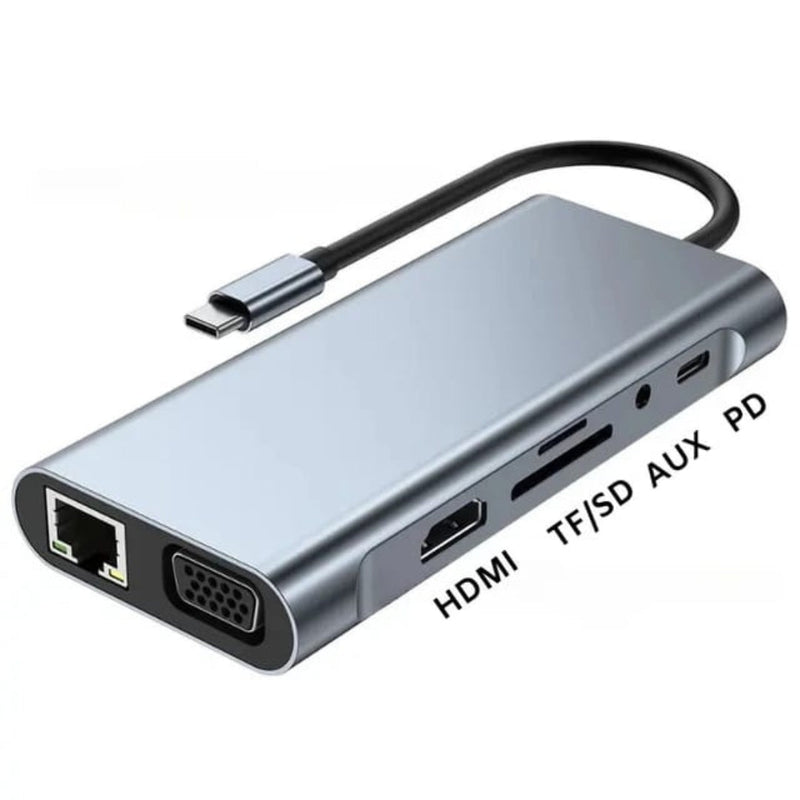 Convertidor OTG, USB HD Con 4 Puertos USB-A  LJ-49TP/HDTV11I