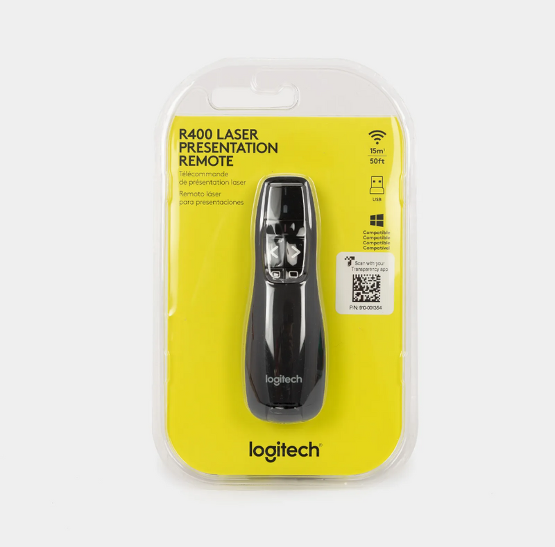 LOGITECH CONTROL REMOTO DE PRESENTACIÓN LÁSER R400