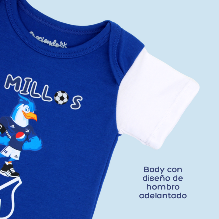 BODY MILLOS MEJOR EQUIPO 1033 CRECIENDO BABY