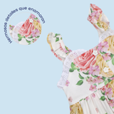 VESTIDO ASOLEADOR NIÑA 2007 CRECIENDO BABY