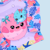 VESTIDO DE BAÑO NIÑA PEZ GLOBO 3901 MI PUPA