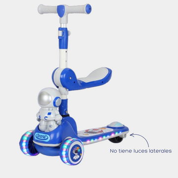 SCOOTER INFANTIL 3 EN 1 - DIVERSIÓN Y SEGURIDAD EN CADA PASEO DL-K105Z MUNBE AZUL