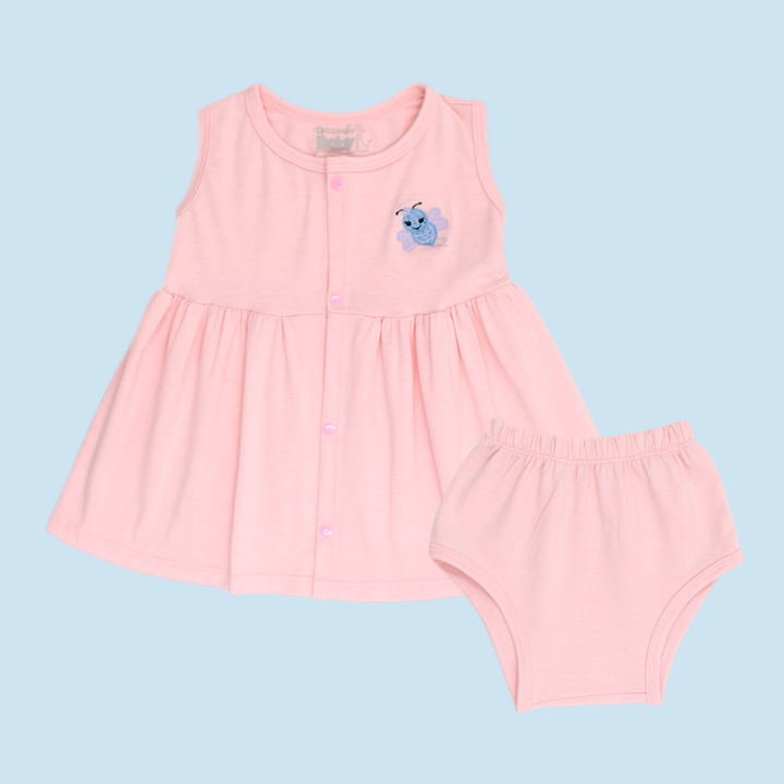 VESTIDO + CUCO BOTONES 1102 CRECIENDO BABY