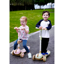 SCOOTER INFANTIL 3 EN 1 - DIVERSIÓN Y SEGURIDAD EN CADA PASEO SK-8102 MUNBE ROSADO