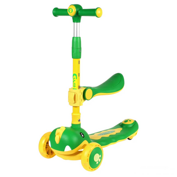 SCOOTER INFANTIL 3 EN 1 - DIVERSIÓN Y SEGURIDAD EN CADA PASEO SK-8102 MUNBE VERDE