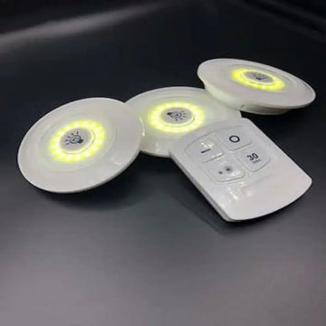 Luces LED adhesivas set x3 con control lamparas inteligentes