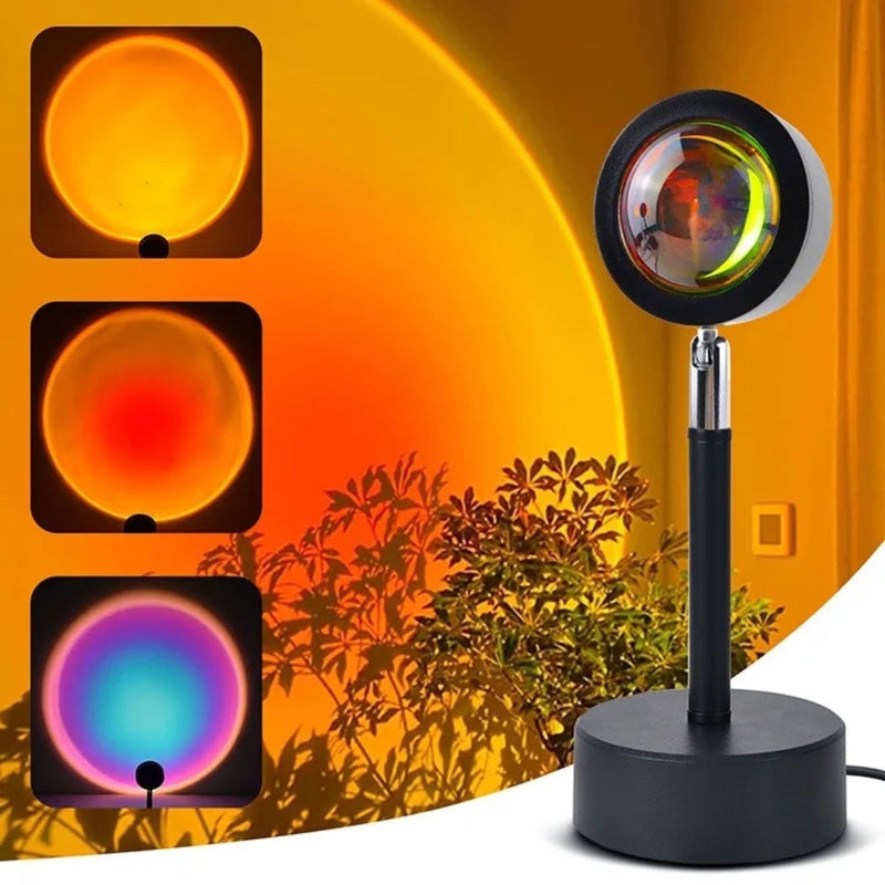 Lampara Inteligente De Proyección Puesta De Sol Atardecer LXY-462