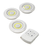 Lámpara Luces Led X3 Multiusos Luz De Tacto Control Remoto COB