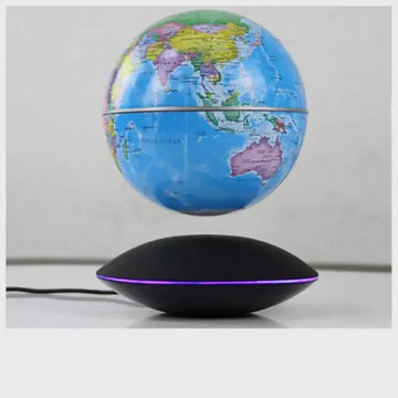 Lampara led globo terráqueo flotante 3D