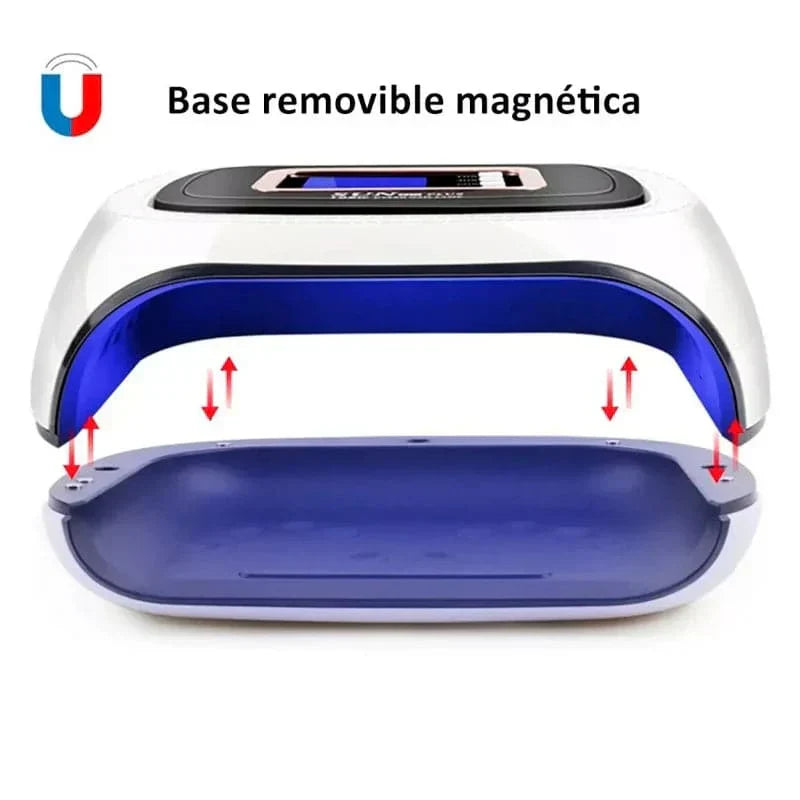 Lampara secadora de uñas 108w profesional con pantalla temporizador