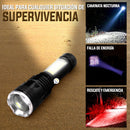 Linterna Led Recargable 4 Modos Largo Alcance Emergencia P50