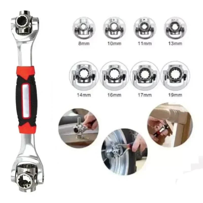 Llave giratoria 360° multiuso 48 funciones en 1