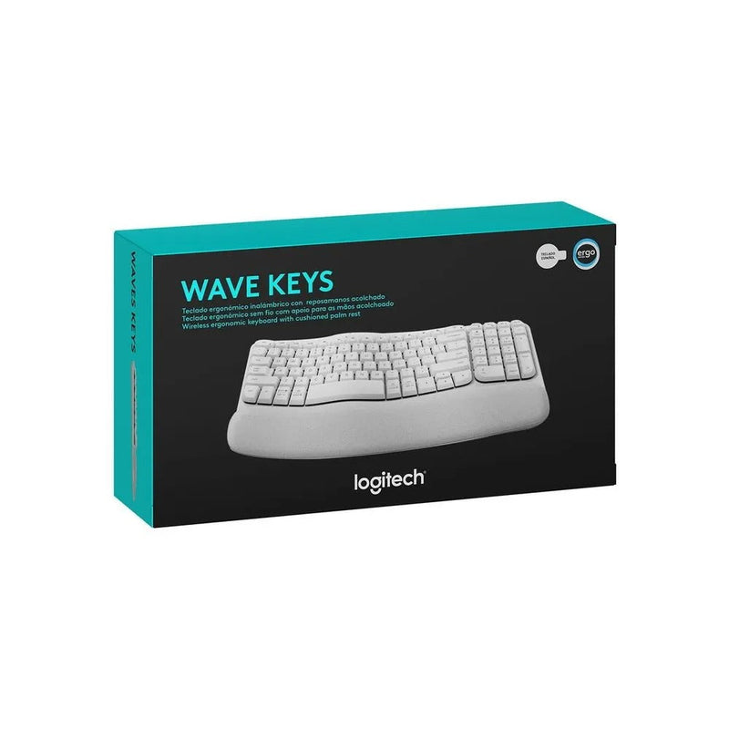 Teclado Logitech WAVE KEYS Ergonomico