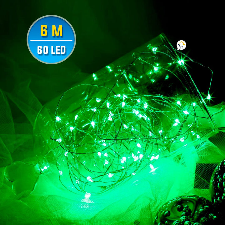 Luces Micro Led Alambre X60 Extensión Luz 6 Metros X60L
