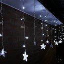 Luces Led Estrella X136 LED Cortina Luces 4m Navidad Blanca CE136NB