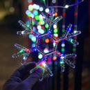 Luces Led Estrellas y Copos 260 Luces 3m Navidad Multicolor 1628
