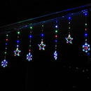 Luces Led Estrellas y Copos 260 Luces 3m Navidad Multicolor 1628