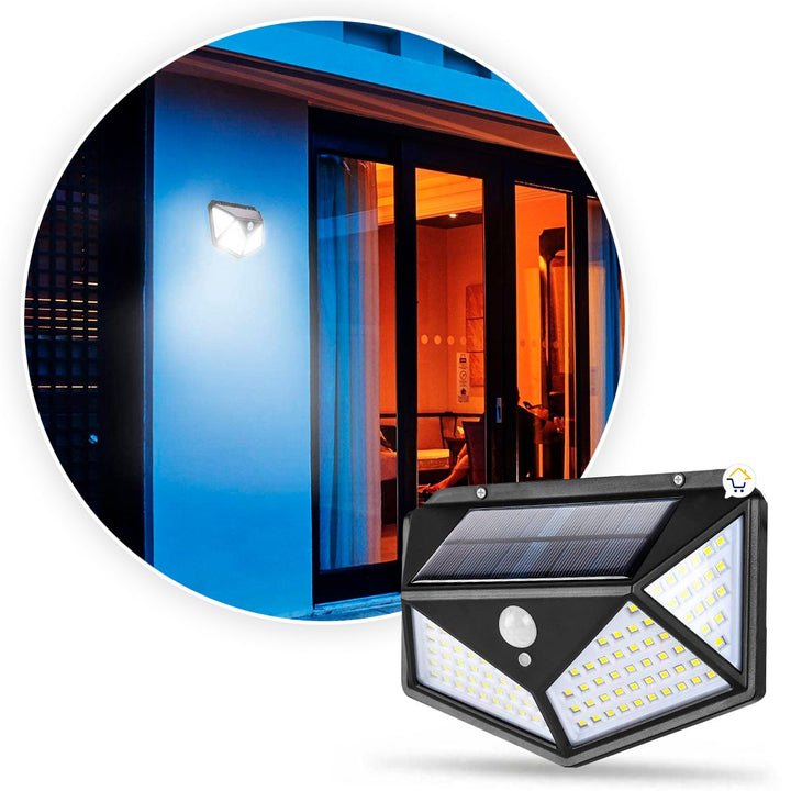 Luz de Emergencia Lámpara Sensor de Movimiento Recarga Solar CL162