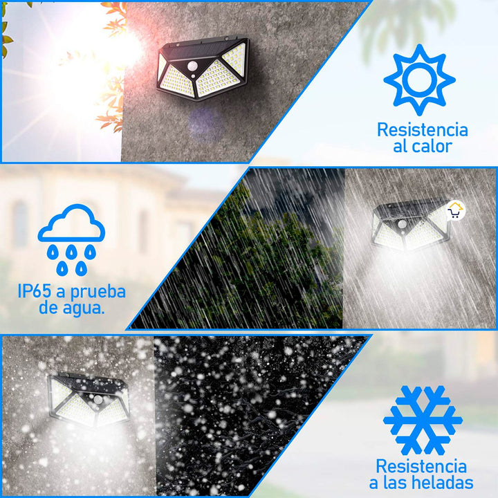 Luz de Emergencia Lámpara Sensor de Movimiento Recarga Solar CL162