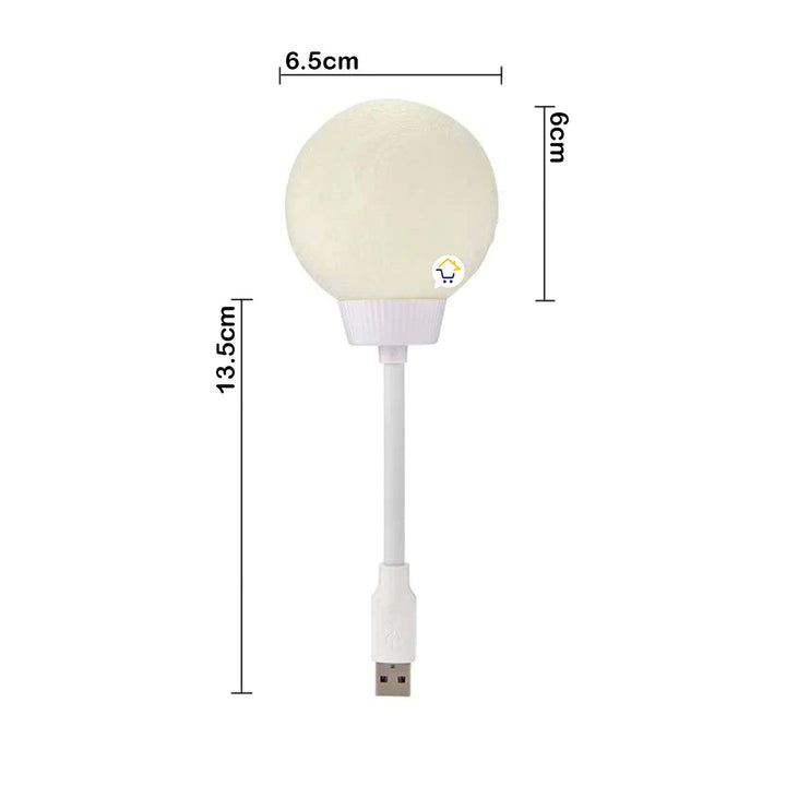 Luz LED De Noche USB Luna Atenuador Lámpara Infantil 8LAM