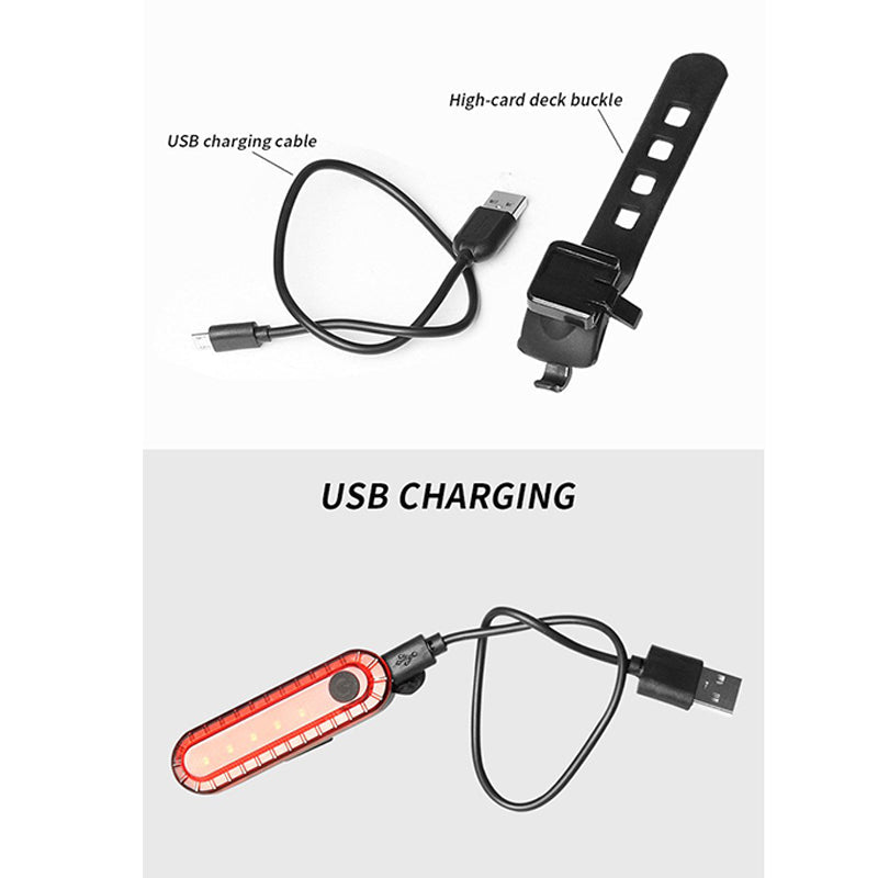 Luz Led Bicicleta Impermeable Ciclismo Trasera Delantera 056