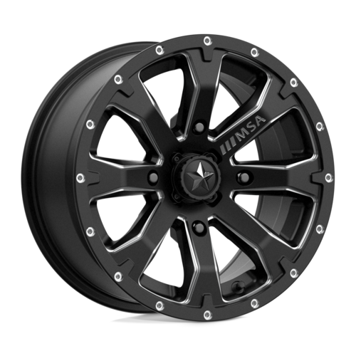 MSA M42 15X7 4X156 ET+10 BOCIN: 132 S-BLK MILL JW15055