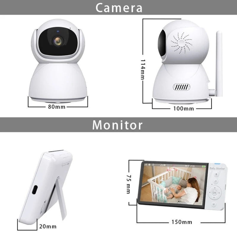 Camara Con Monitor Para Bebe M700