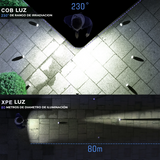 Linterna led de cabeza con sensor