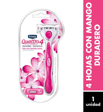 MAQUINA SCHICK QUATTRO WOMEN SENSITIVE